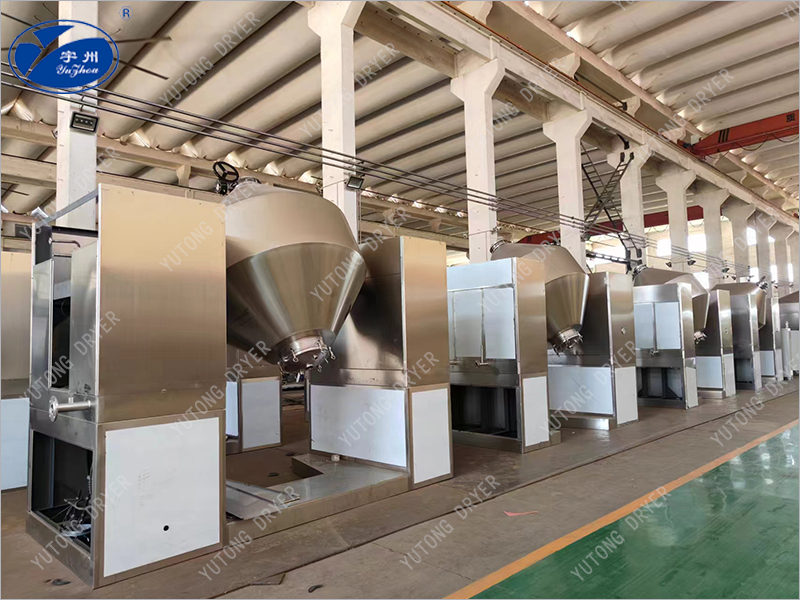 Salicylic acid double cone vacuum dryer production line